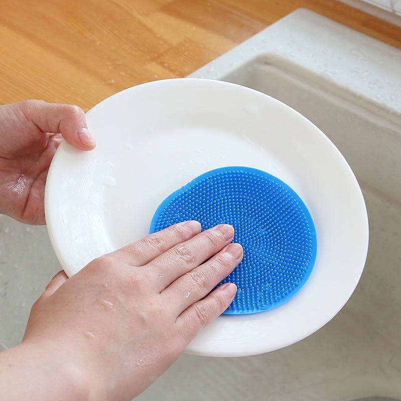 Miếng Rửa Chén Bát Silicon Siêu Sạch, Siêu Bền