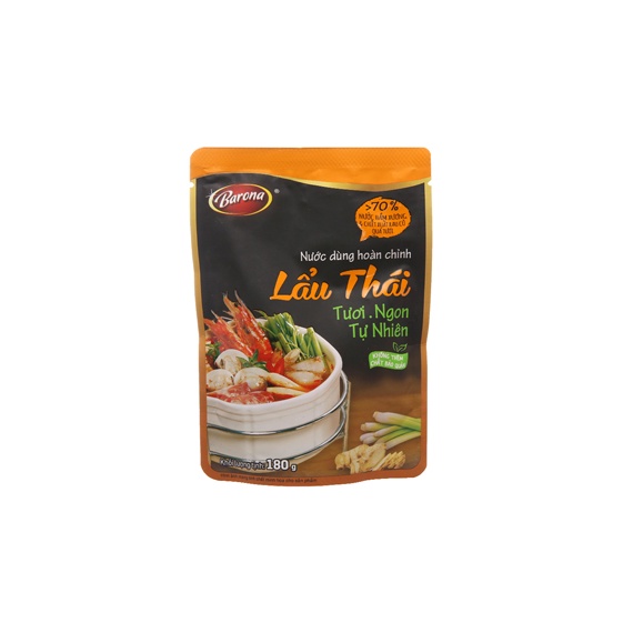 Nước Dùng Hoàn Chỉnh Lẩu Thái Barona 180g - Chua Chua Ngọt Ngọt - Chuẩn Vị Lẩu Thái | BigBuy360 - bigbuy360.vn