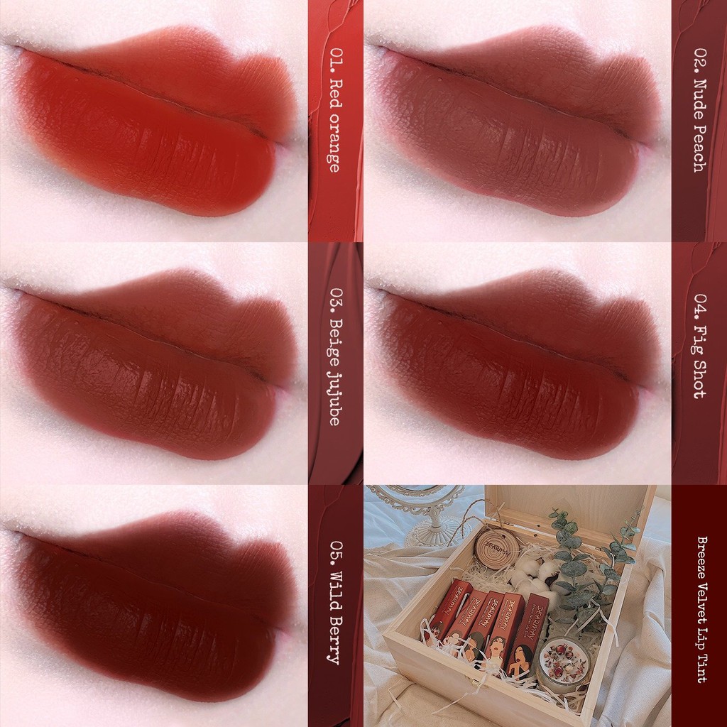 Son Kem Lì, Mịn Mượt Như Nhung Dearmay Breeze Velvet Lip Tint 4.4g