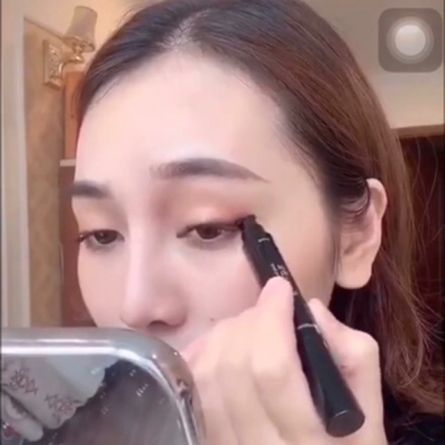 Bút kẻ mắt nước, bút kẻ mắt 2 đầu stamp cho người mới tập trang điểm make up nhanh không lem kh trôi có clip hướng