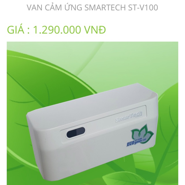 Van xả tiểu cảm ứng Smartech ST-v100 sử dụng pin