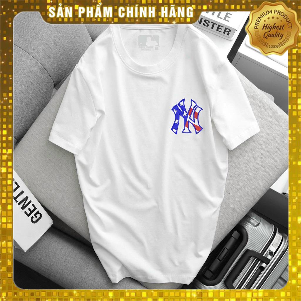 ÁO THUN NAM NỮ FROM RỘNG CỔ TRÒN TAY NGẮN NY IN DECAL CAO CẤP