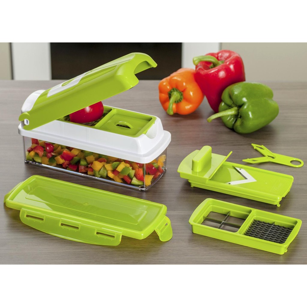 Bộ cắt gọt rau củ quả 10 món Nicer Dicer Plus(2019)