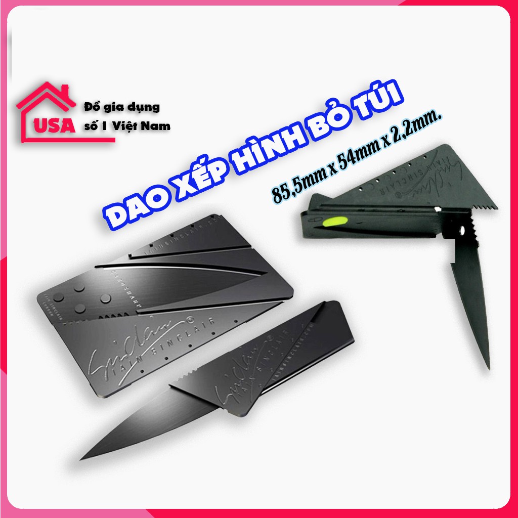 Dao gấp mini ATM đa năng bỏ túi cao cấp