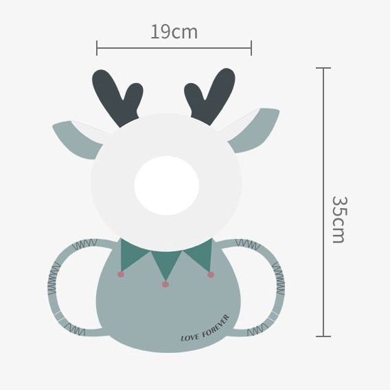 Gối Bảo Vệ Đầu Và Lưng Giúp Bé Tập Đi An Toàn, Thoáng Khí Dành Cho Bé Tập Đi, Hình Balo Thú Cực Đẹp, Chất Lượng Cao Cấp