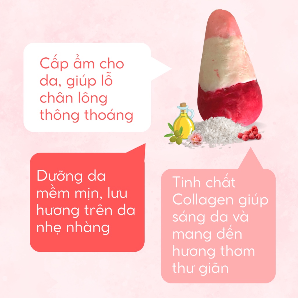 Bánh siêu tạo bọt bồn tắm FUJI IN JAN [Labbi] Bubble Bar