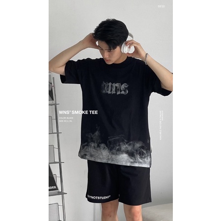 WNS SMOKE TEE - Áo thun oversize WNS chính hãng