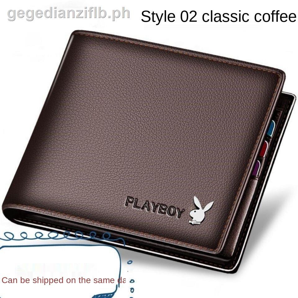 Playboy Ví Da Ngắn 9ACO Đựng Bằng Lái Xe Trẻ Trung Cho Nam