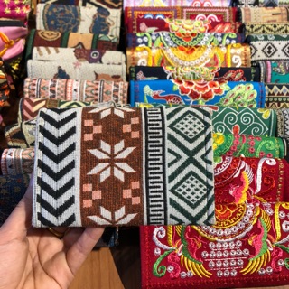 Ví thổ cẩm sỉ 9k