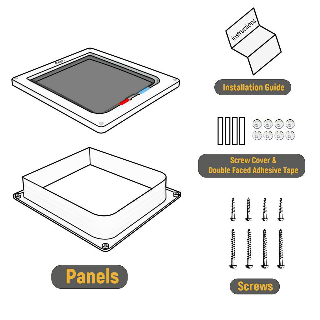 Cửa ra vào 4 kích cỡ cho thú cưng