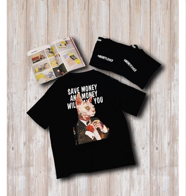 Áo Phông Mèo Quý Ông Cao Cấp Mèo Sphynx