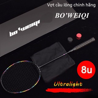 Bộ Vợt Cầu Lông Boweiqi Cao Cấp Chính Hãng – Vợt Cầu Lông 100% Siêu Bền, Siêu Nhẹ KÈM PHỤ KIỆN vt124