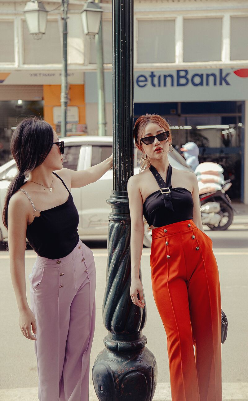 CCHAT Quần mí dọc XL cạp 2HK