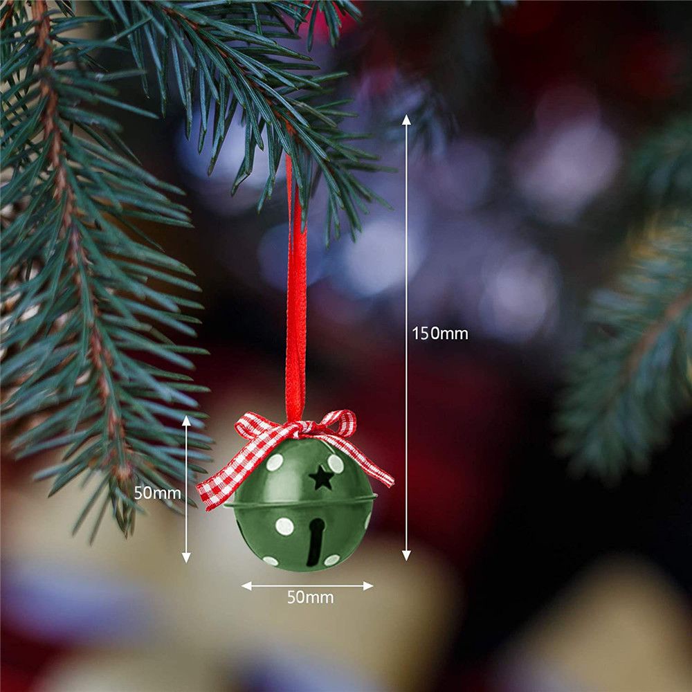 Chuông treo trang trí cây thông noel/ năm mới nhiều màu lựa chọn