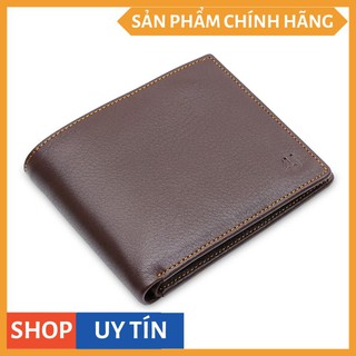 Ví Nam Da Bò 4U Thời Trang Đựng Tiền Và Đựng Thẻ Tiện Dụng  F111 (đen - nâu)