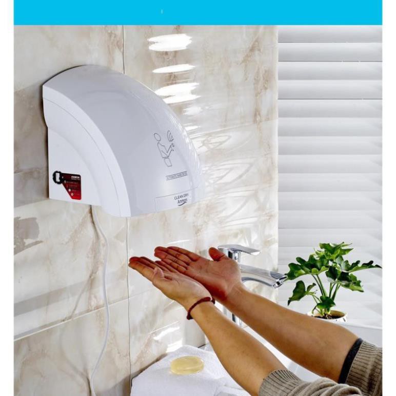 Máy sấy tay tự động cảm ứng Amon - máy sấy khô tay cảm biến hồng ngoại