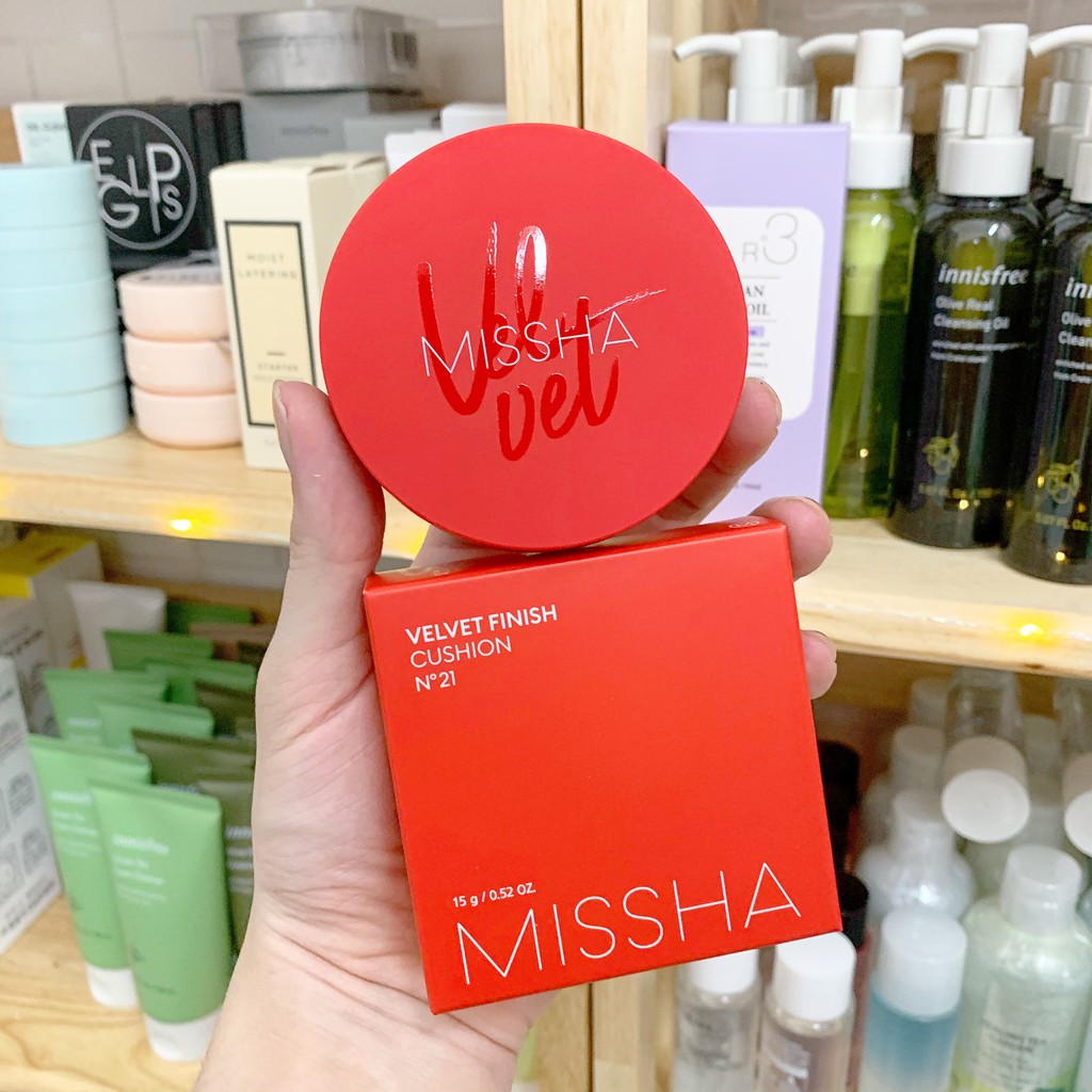 Phấn nước Missha Velvet Finish Cushion SPF50+ PA+++