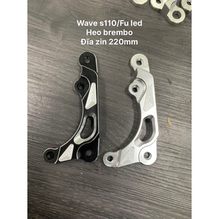 BÁT HEO CNC FU LED (WAVE S110) ĐI HEO BREMBO ĐĨA 220