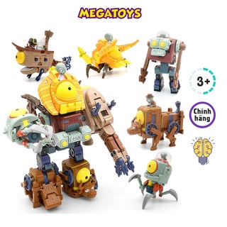[Mã INCU20 giảm 20K đơn 150K] Đồ Chơi Sưu Tầm 5 Zombot Plants Vs Zombies 1 Biến Hình XINLEXIN - Ghép Thành Boss Khổng Lồ