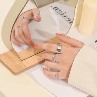 Set nhẫn 3 món hàn quốc