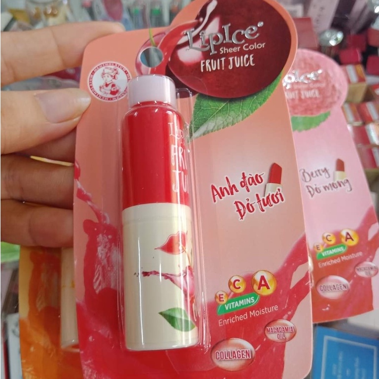 Son dưỡng môi LipIce Sheer Color Fruit Juice 4g