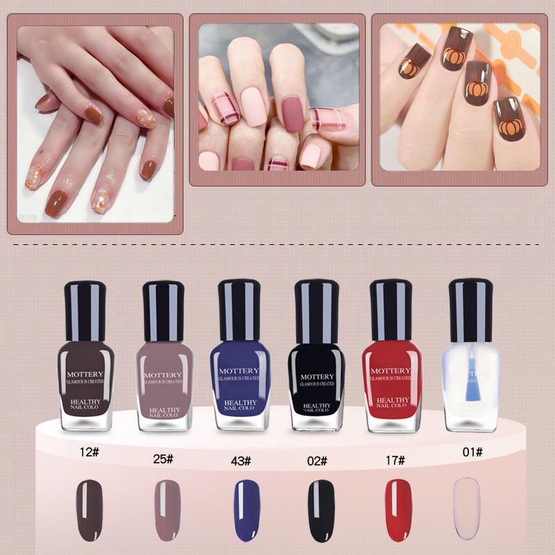 1 Set Sơn Móng Tay DIY Không Độc Hại Lâu Trôi Cho Nữ