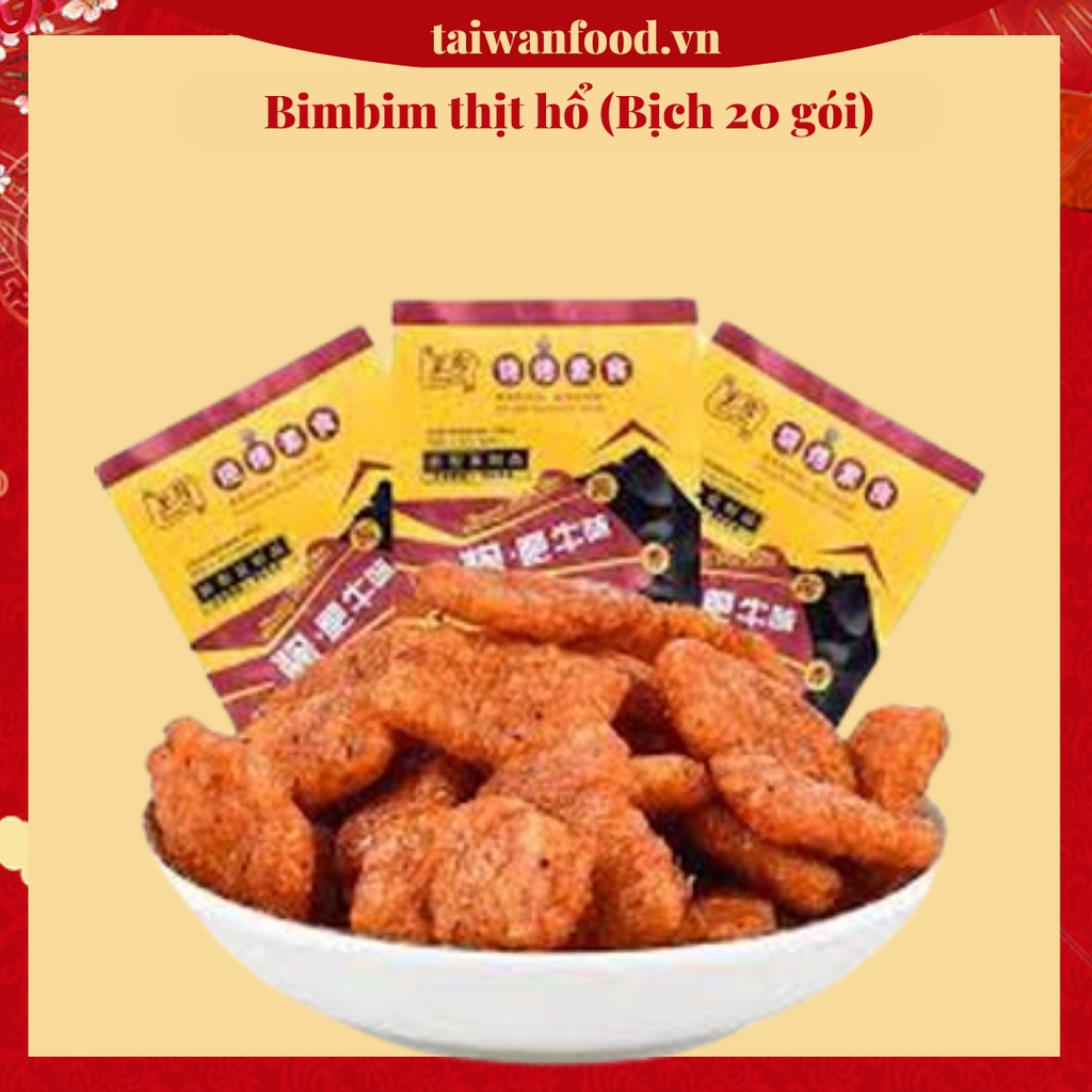 Combo 20 gói Bim bim thịt hổ