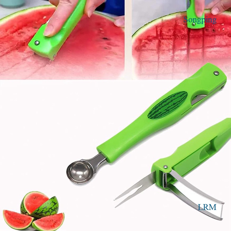 Dụng Cụ Cắt Dưa Hấu Hình Cối Xay Gió Bằng Thép Không Gỉ Tiện Dụng
