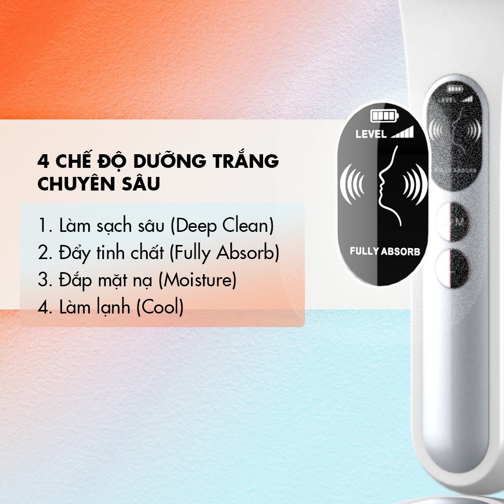 [Mã LIXII10 giảm 10%] Máy Đẩy Tinh Chất Dưỡng Trắng Nóng Lạnh Halio Ion Hot & Cool Beauty Device | BigBuy360 - bigbuy360.vn