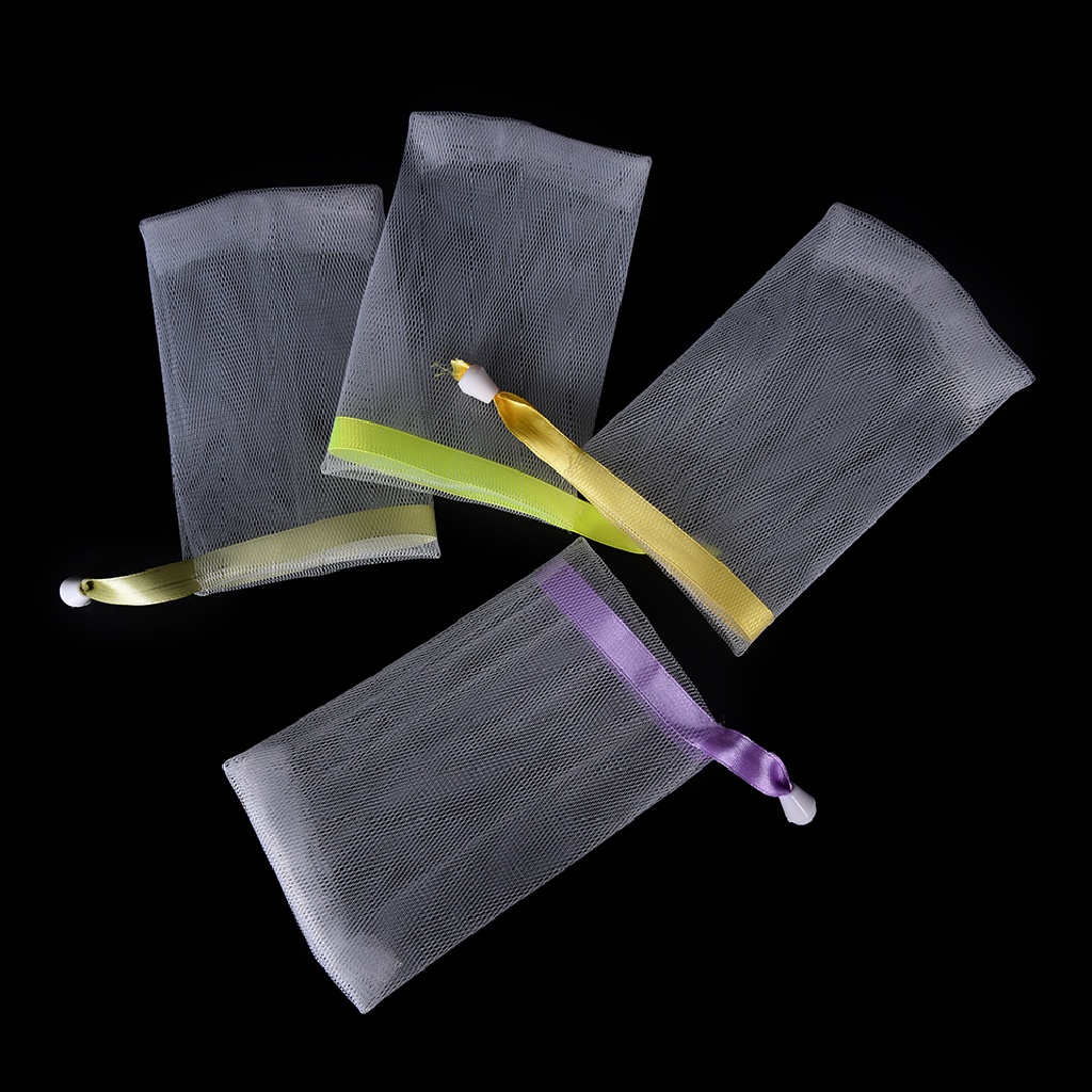 Set 5 Túi Lưới Tạo Bọt Rửa Mặt / Toàn Thân Tiết Kiệm Điện adawnshbhyu