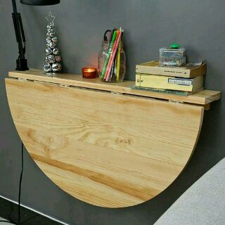 Bàn gấp treo tường OVAL