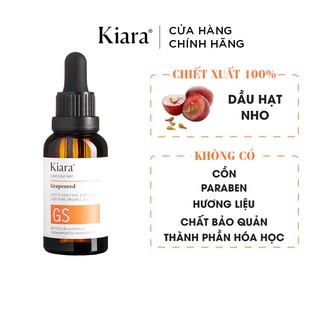 Tinh Dầu Hạt Nho Kiara Grapeseed Oil 30ml