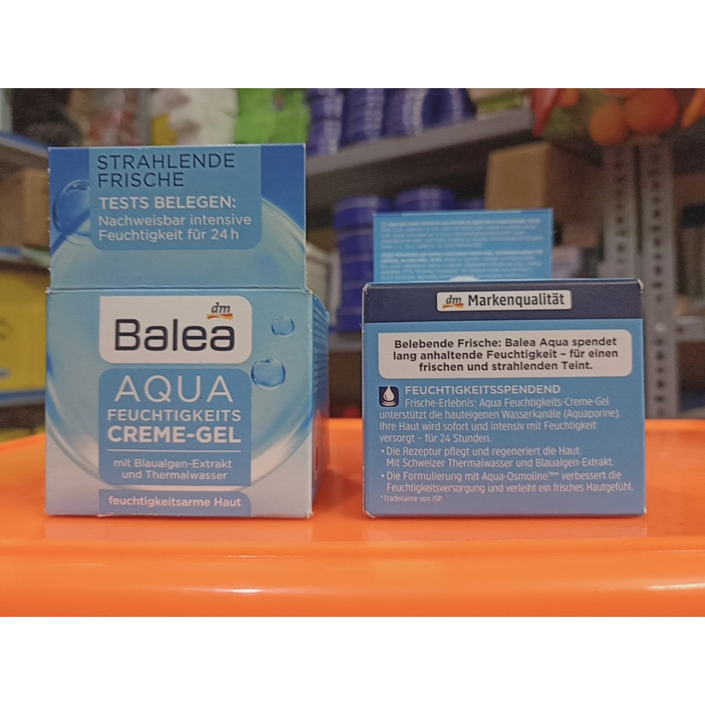 Kem dưỡng da Balea Aqua Creme Gel của Đức