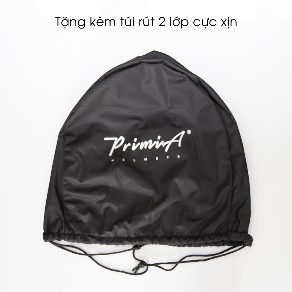 [CAO CẤP] Mũ Bảo Hiểm 3/4 Thiết Kế Độc Quyền PrimiA Xtreme - Đổi Màu (OMBRE) - (Chưa Kèm Kính)