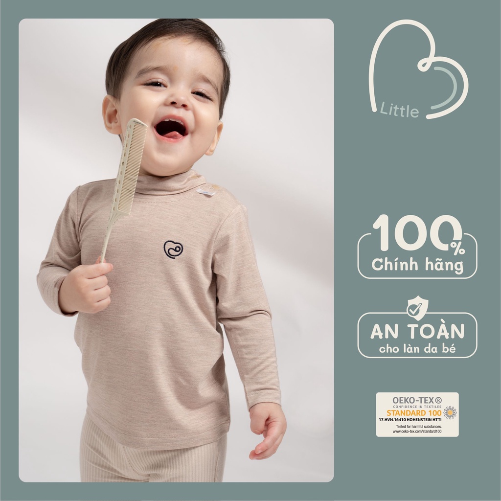 Áo dài tay cao cổ BU BAMBUS