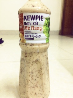 Nước sốt mè rang Kewpie chai 1L