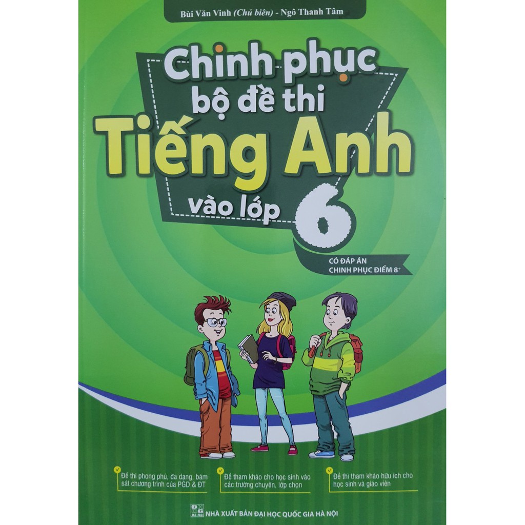 Sách - Chinh phục bộ đề thi Tiếng Anh vào lớp 6