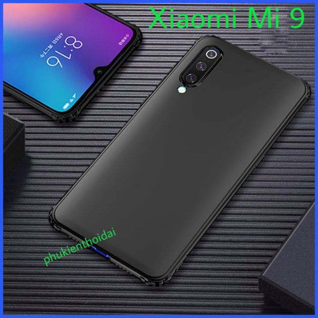 Ốp lưng Xiaomi Mi 9 / Mi 9SE  dẻo TPU màu đen chống sốc thế hệ mới bảo vệ camera ôm khít máy