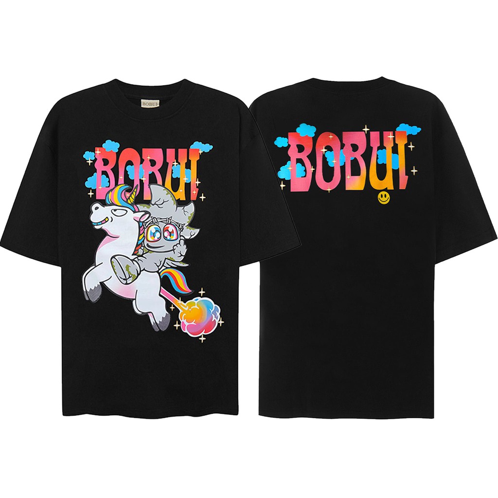 Áo Thun Local Brand BoBui Nam Nữ Tay Lỡ Oversize Full Mạc | BigBuy360 - bigbuy360.vn