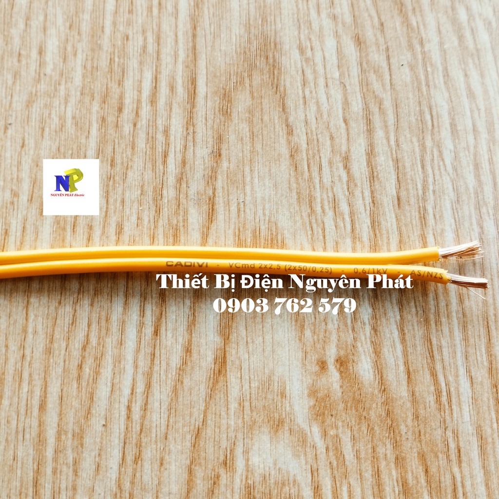 Dây Điện Đôi 2x50 VCmd2x2.5 - Lẻ 1 Mét