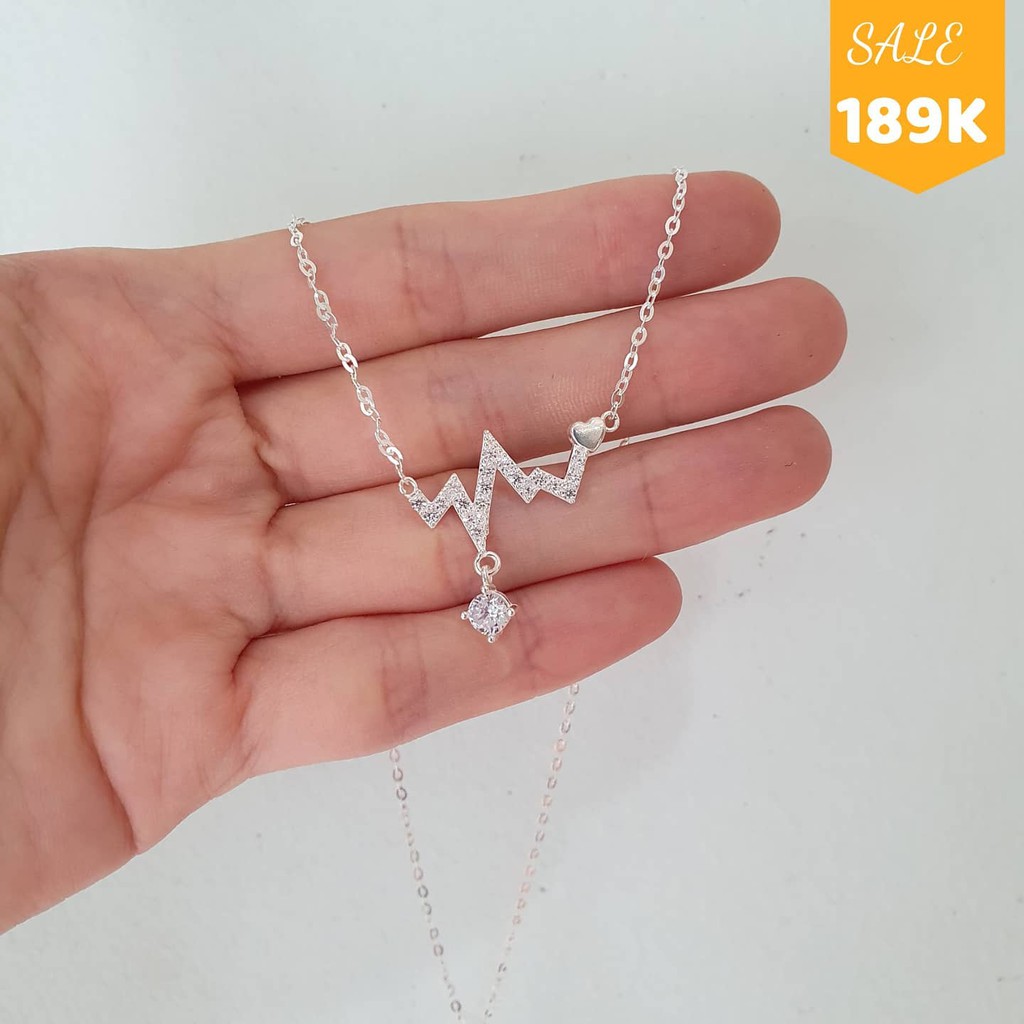 Dây chuyền nhịp tim đá rơi