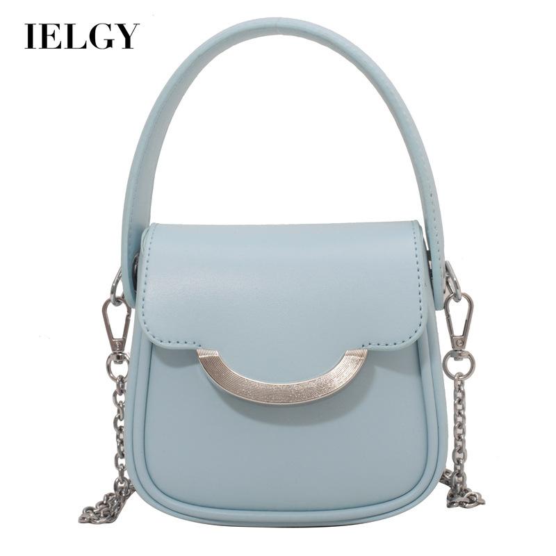 Túi đeo vai IELGY phối dây xích thời trang đơn giản dành cho nữ
