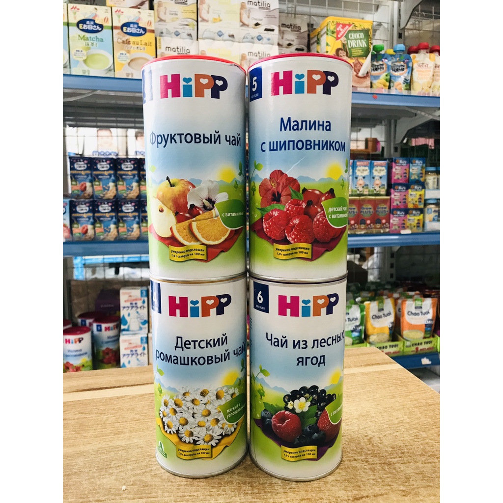Trà hoa quả Hipp nội địa Nga cho bé hộp 200g