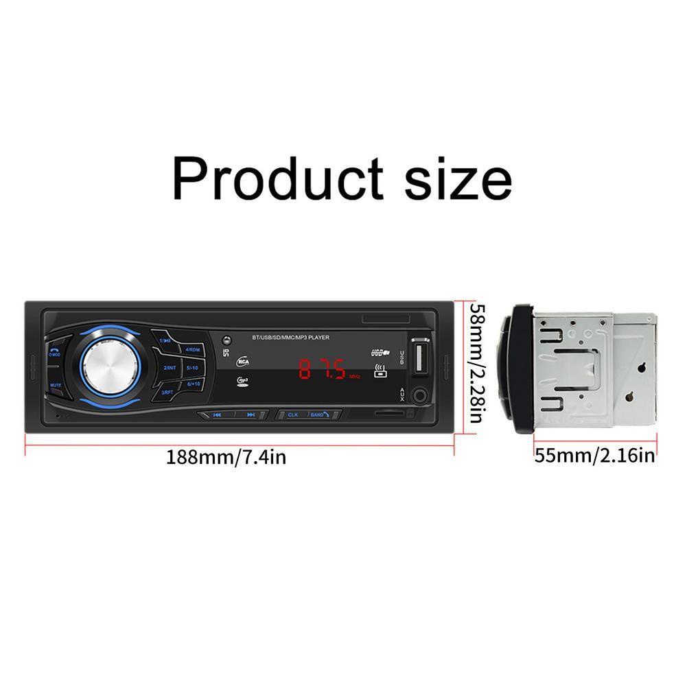 Máy Nghe Nhạc MP3 12V Rảnh Tay Cho Xe Hơi