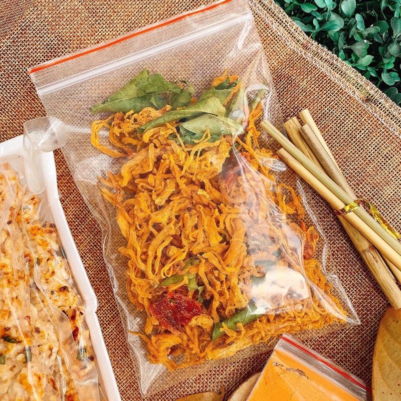 Túi 100Gr Khô Gà Lá Chanh