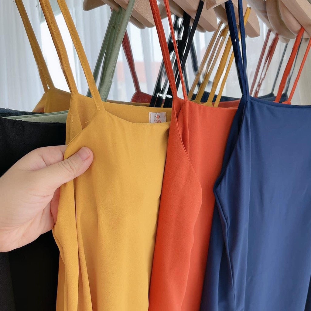 Váy đũi Hàn💖Váy 2 dây chất đũi cực xinh thời trang năng động cho nữ | BigBuy360 - bigbuy360.vn