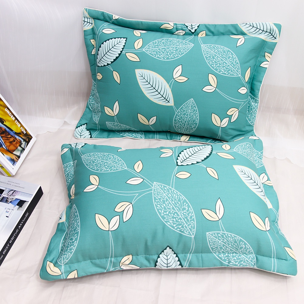 Vỏ Gối Đầu Cotton Hàn Quốc Loại Dày Đẹp Có Lót Bông - Kích Thước 45cm x 65cm
