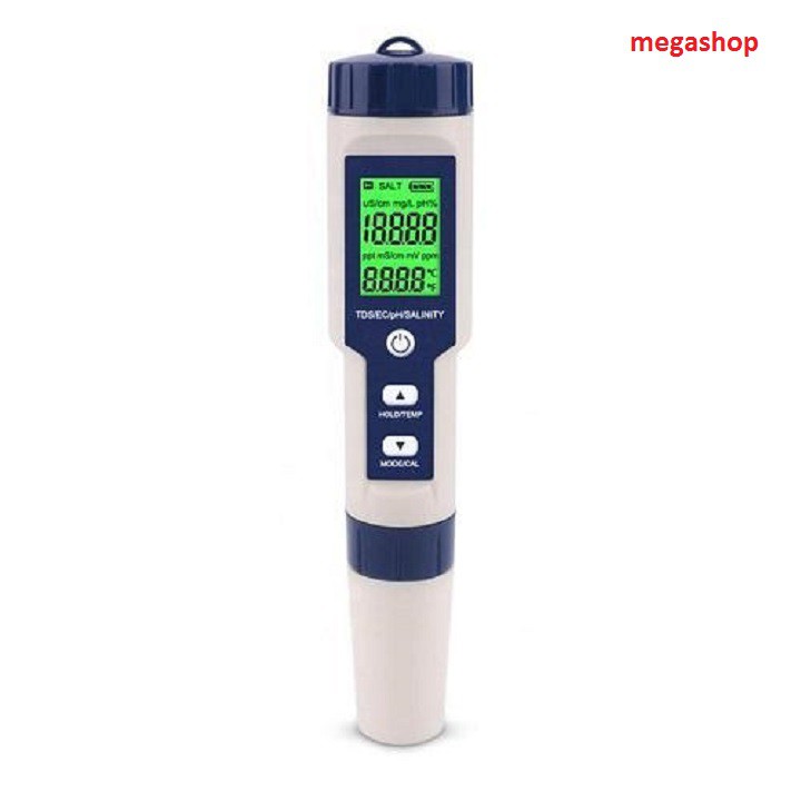 Máy đo độ mặn độ pH của nước 5 trong 1