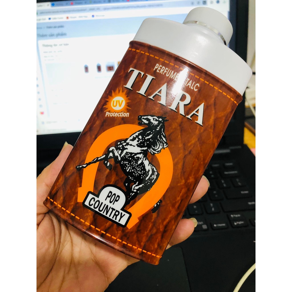 Phấn rôm em bé hiệu con ngựa TIARA POP COUNTRY Thái Lan