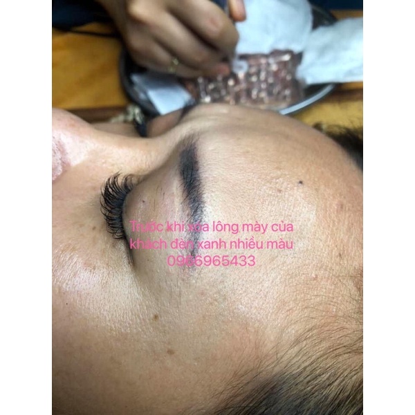Dung dịch hút mực lông mày môi Hàn Quốc